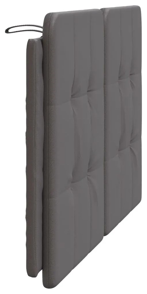 vidaXL Μαξιλάρι για Κεφαλάρι Zadar Γκρι 140 εκ. από Συνθετικό Δέρμα