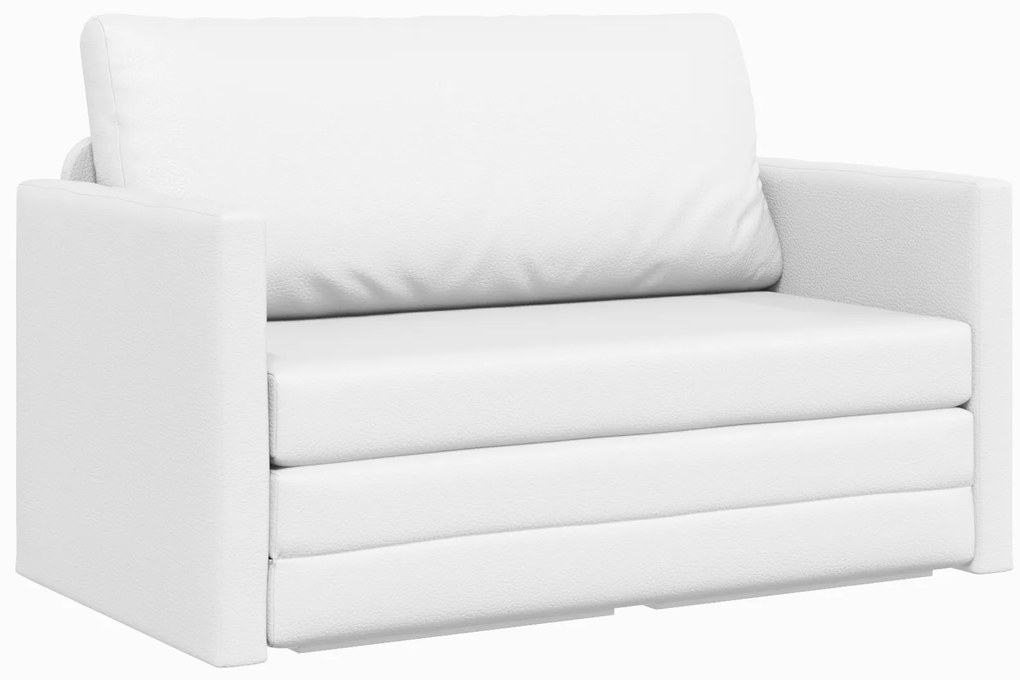 vidaXL Καναπές Κρεβάτι 2-σε-1 Λευκό 124x71x78 cm Τεχνητό Δέρμα