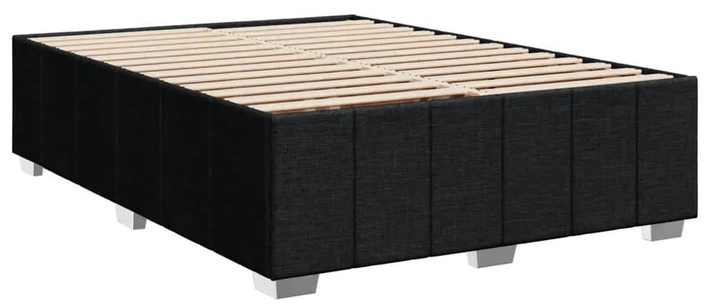 ΚΡΕΒΑΤΙ BOXSPRING ΜΕ ΣΤΡΩΜΑ ΜΑΥΡΟ 160X200 ΕΚ. ΥΦΑΣΜΑΤΙΝΟ 3285486