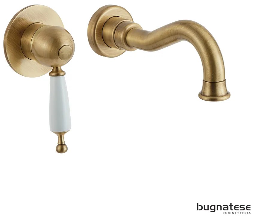 Μπαταρία Νιπτήρα Τοίχου Oxford Bugnatese Bronze 6345-220