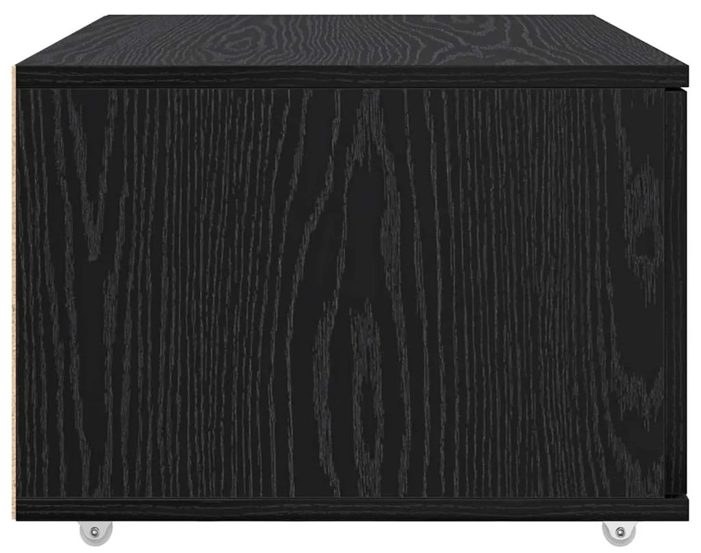 vidaXL Ντουλάπι με Συρτάρια Μαύρο 55 x 45 x 33.5 εκ Επεξεργασμένο ξύλο