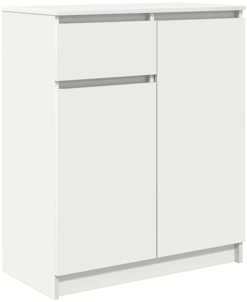 vidaXL Συρταριέρα με Συρτάρια Λευκή 71x35x84 εκ. από Επεξ. Ξύλο