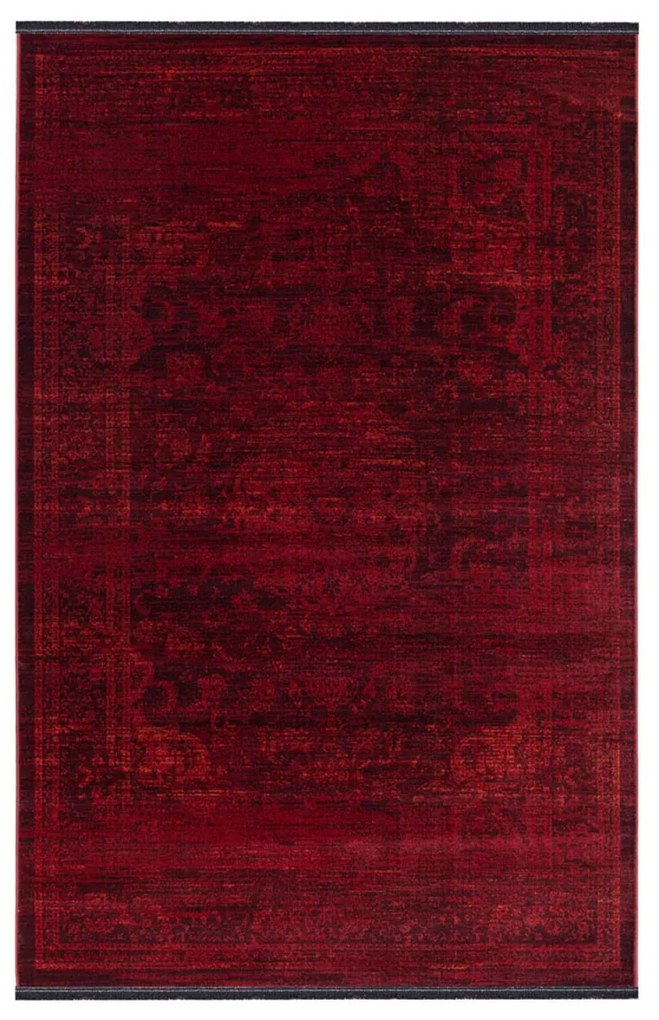 Χαλί (130x190) Ezzo Nomade Fringes 6632BHH Red