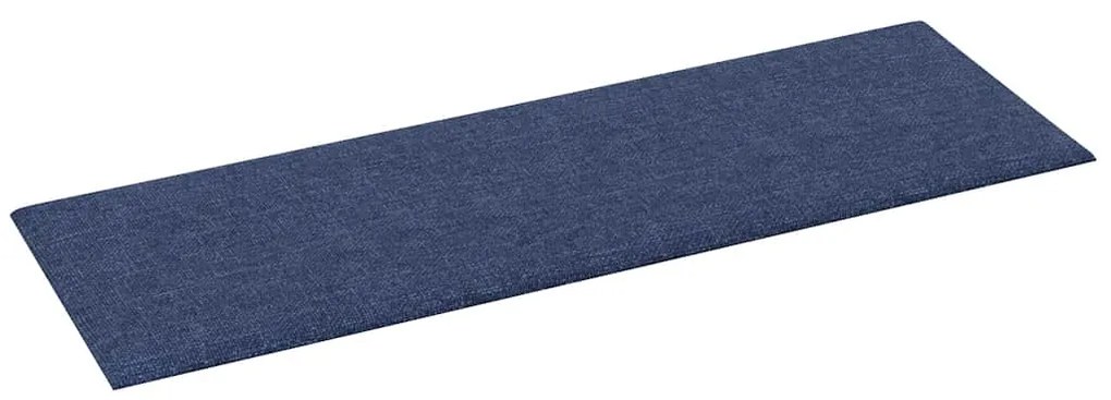 vidaXL Πάνελ Τοίχου 12 τεμ. Μπλε 90 x 30 εκ. 3,24 μ Υφασμα