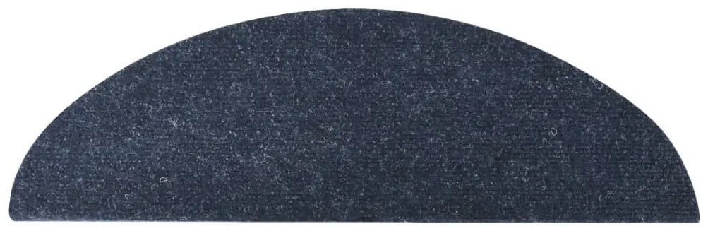 vidaXL Πατάκια Σκάλας Αυτοκόλλητα 15 τεμ. Μπλε 56x17x3 εκ.