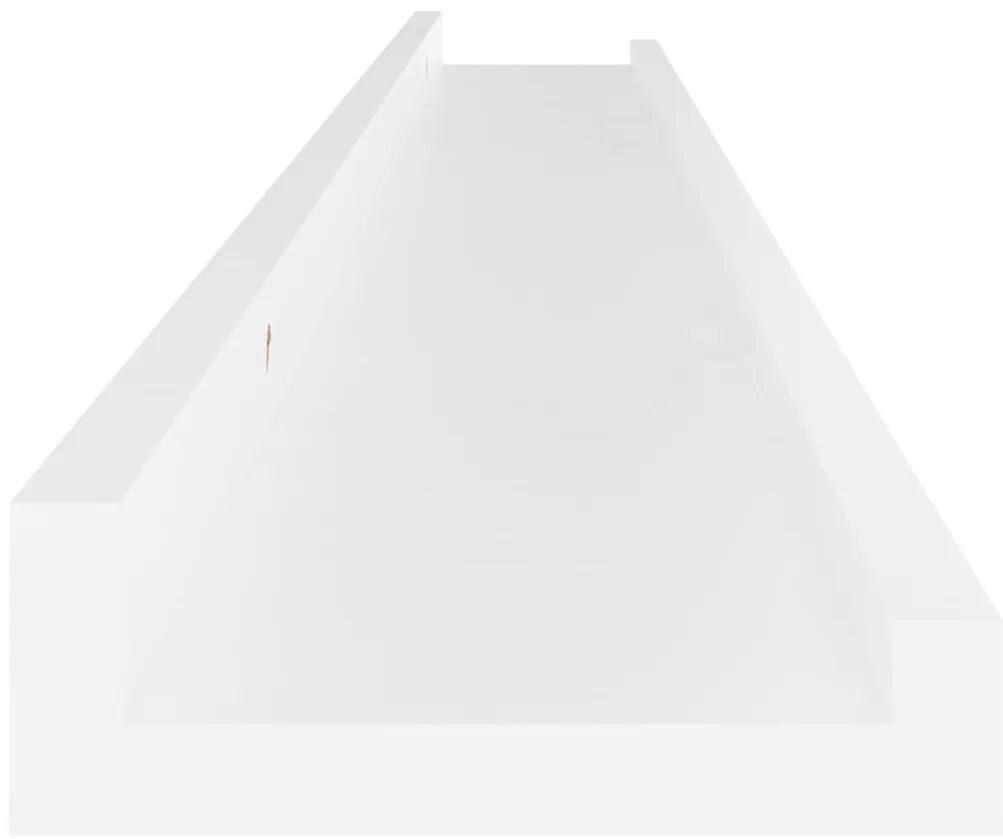 vidaXL Ράφια Τοίχου 4 τεμ. Λευκά 100 x 9 x 3 εκ.