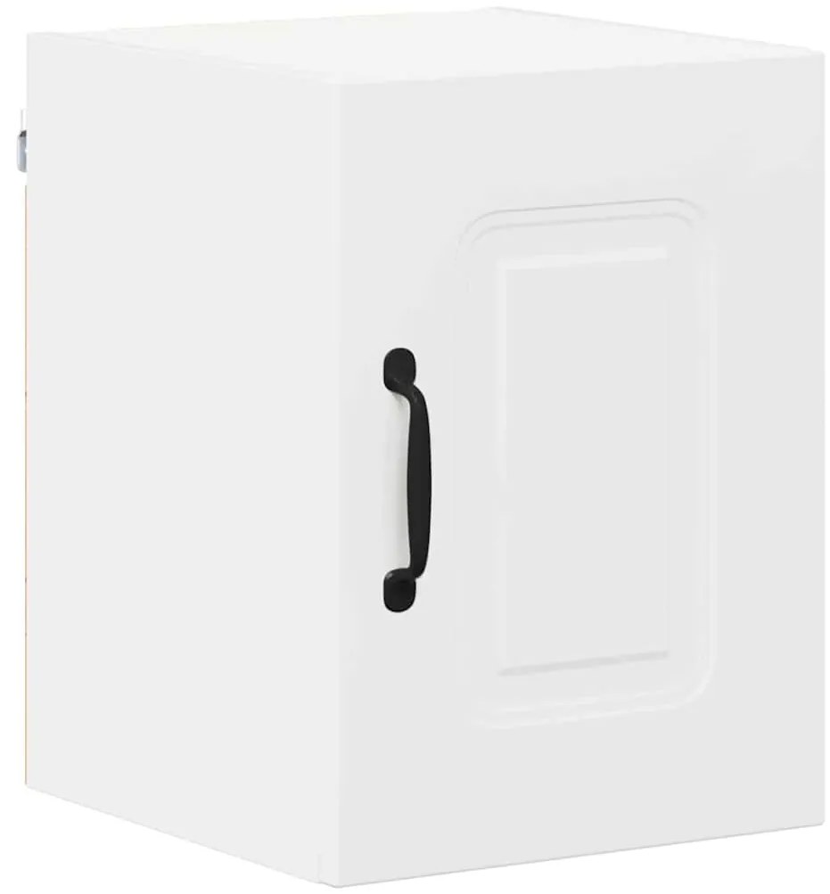 vidaXL Κρεμαστό ντουλάπι κουζίνας με ράφι 2 pcs Λευκό 30 x 31 x 40 εκ.