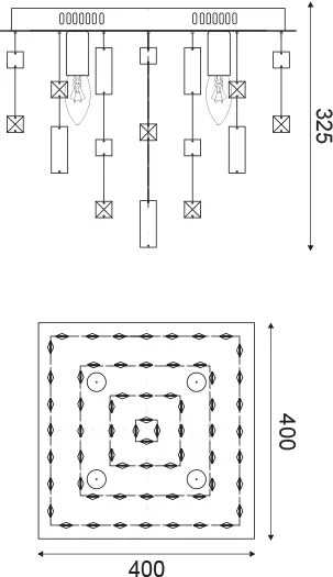 Πλαφονιέρα Somer Square