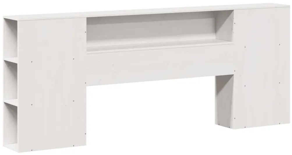 vidaXL Κρεβάτι Βιβλιοθήκη Χωρίς Στρώμα 180x200 εκ Μασίφ Ξύλο Πεύκου