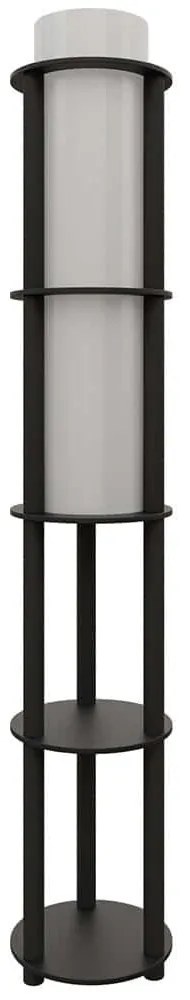 Φωτιστικό Δαπέδου Με Ραφάκια 666PTR1113 24x25x150cm 1xE27 40W Black Opviq