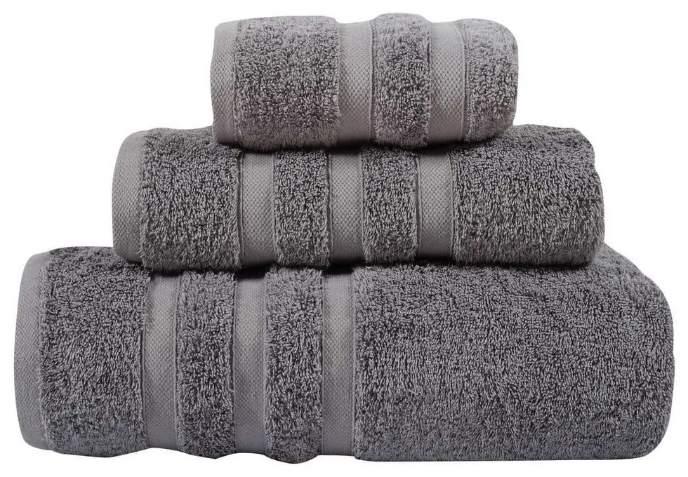 Πετσέτα Prestige 1163 Grey Das Home Χεριών 30x50cm 100% Cotton