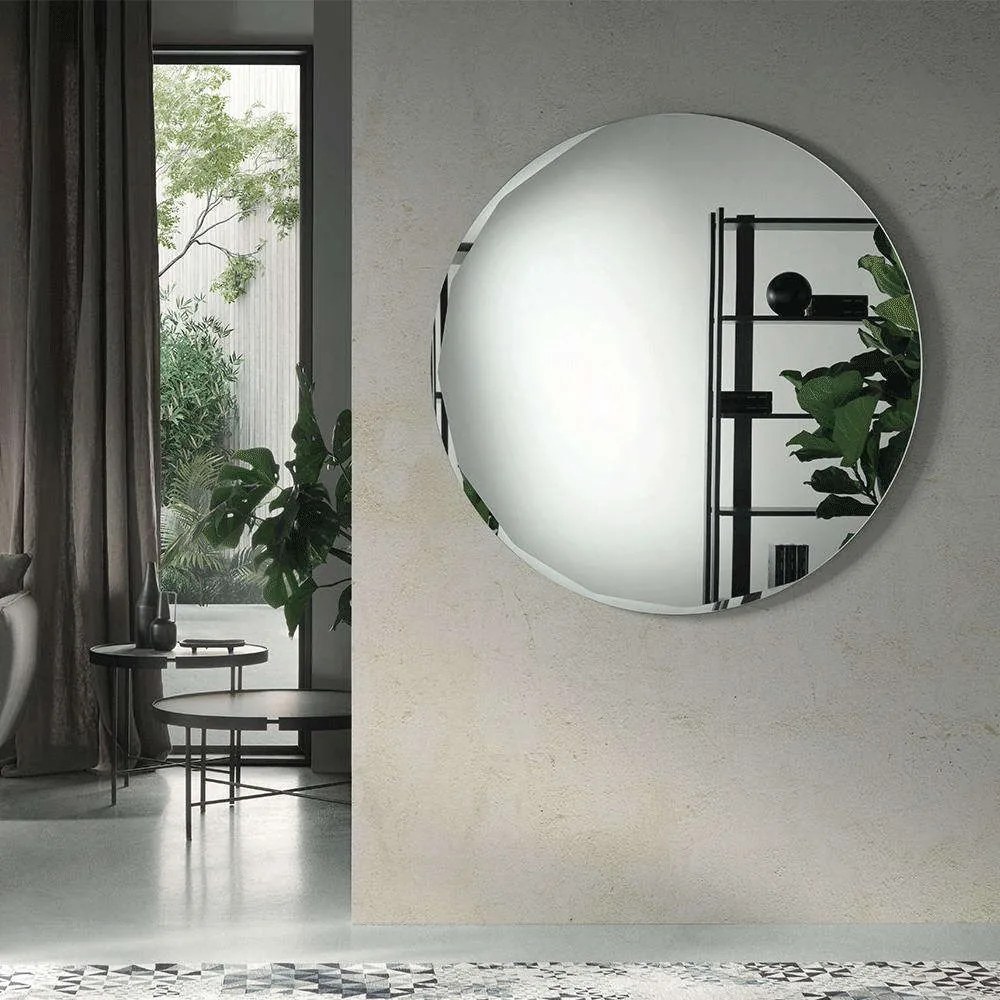 Καθρέπτης Hara Φ120cm Silver Capodarte Glass
