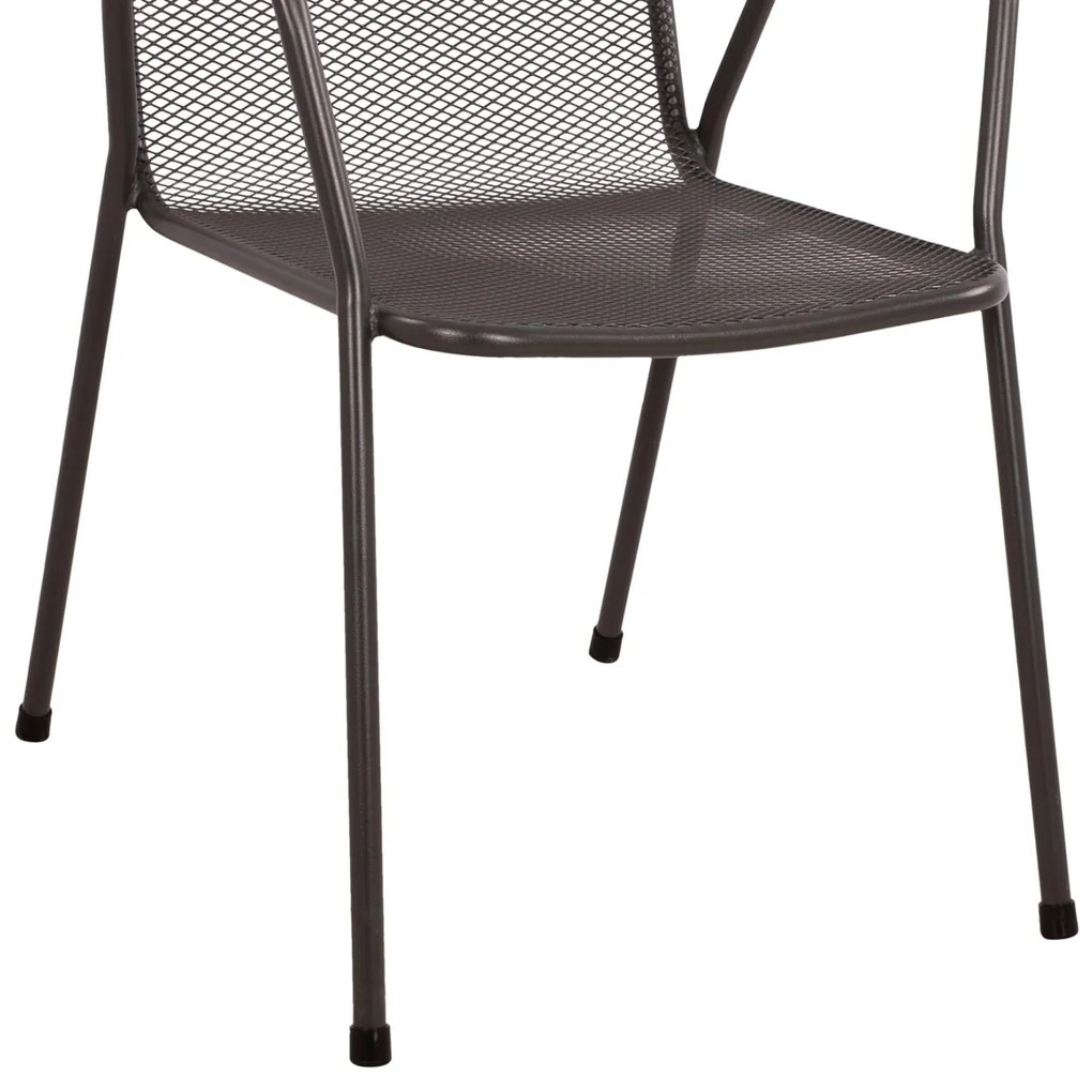 Καρέκλα - Πολυθρόνα ELIJAH C5005.01 Μεταλλική Ανθρακί 54x62x89Υ εκ. 54x62x89 εκ.