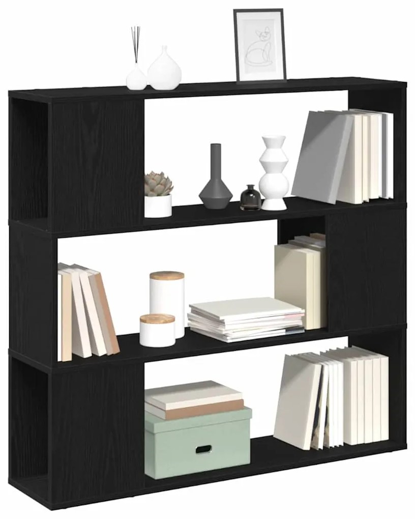 vidaXL Κέντρο ψυχαγωγίας Μαύρο 100 x 24 x 94 cm Επεξεργασμένο ξύλο