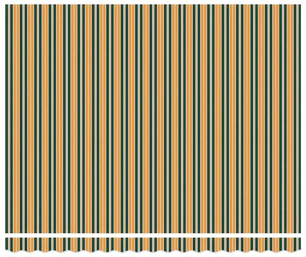 vidaXL Σκηνίτσα Αναδιπλούμενη Πράσινο και Κίτρινο 400x300 εκ. ύφασμα