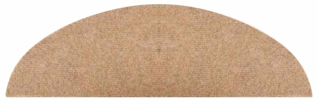 vidaXL Πατάκια Σκάλας Αυτοκόλλητα 10 τεμ. Μπεζ 56 x 17 x 3 εκ.