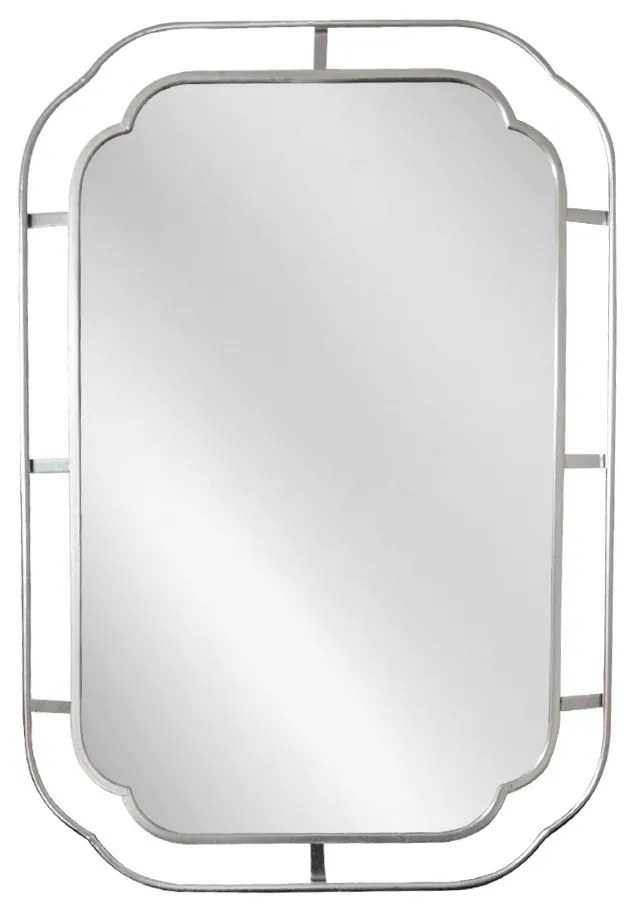 Artekko Dia Ασημί Μεταλλικός Καθρέπτης Τοίχου (60x2x90)cm Artekko 661-2032-SILVER