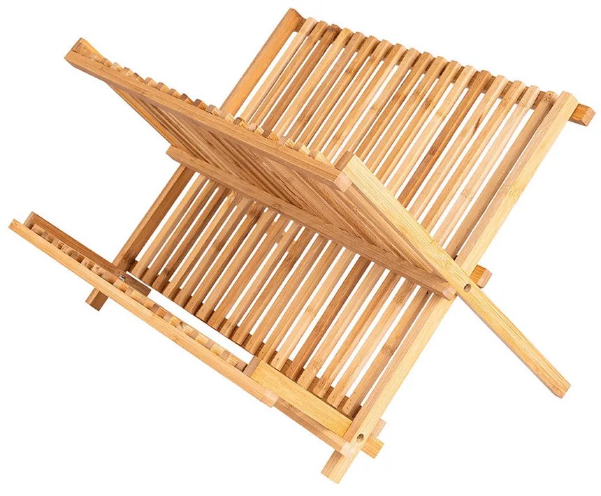 Πιατοθήκη Bamboo Essentials Αναδιπλωμένη 2 επιπέδων  Estia 42x27.5x38cm