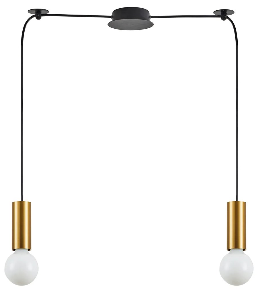 Φωτιστικό Οροφής SE21-GM-4-BL2 ADEPT TUBE Gold Matt Pendant+ - 51W - 100W - 77-8570