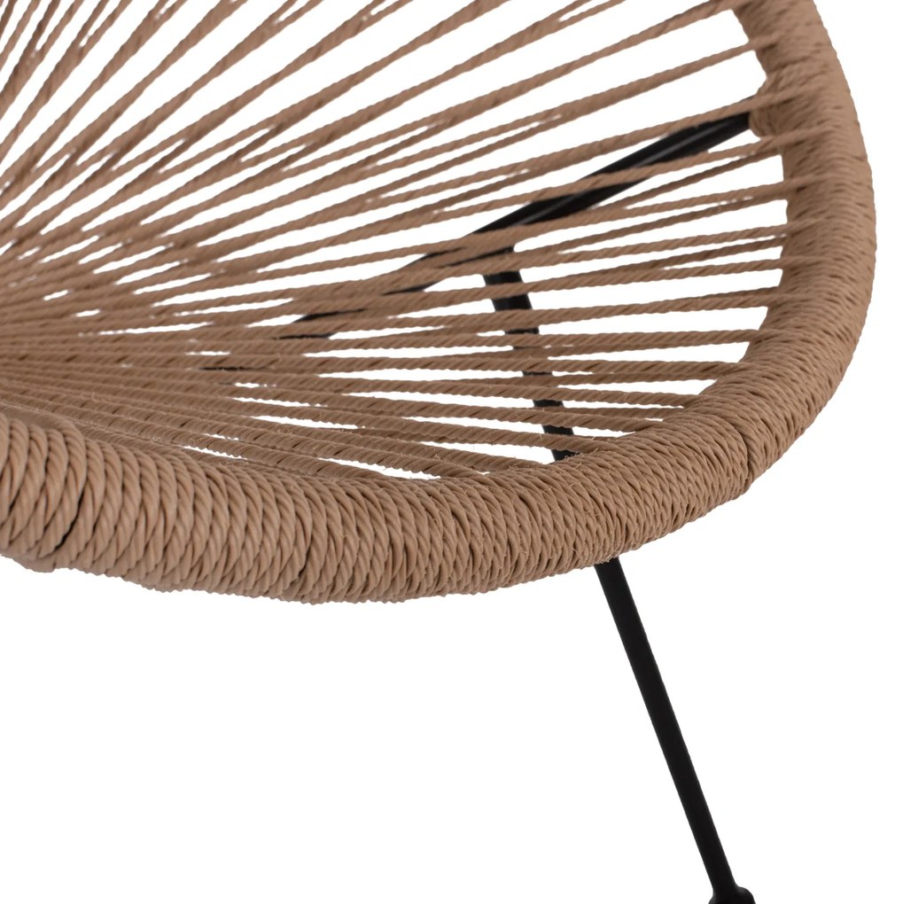ΣΕΤ ΕΞΩΤΕΡΙΚΟΥ ΧΩΡΟΥ 3ΤΜΧ ACAPULCO HM21100 TWISTED WICKER-ΜΕΤΑΛΛΟ - 9996888 - HM21100
