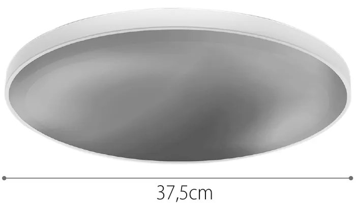 Πλαφονιέρα οροφής LED 48W RGBW (w/ controller) D:37.5cm (42029) - Μέταλλο - 42029