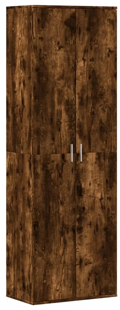 vidaXL Ντουλάπα Καπνιστή δρυς 60 x 35 x 180 εκ. από Επεξ. Ξύλο