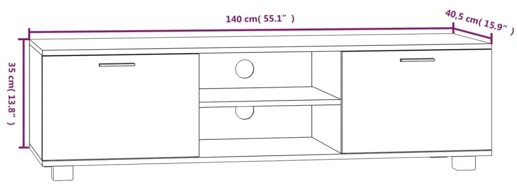 ΈΠΙΠΛΟ ΤΗΛΕΟΡΑΣΗΣ ΚΑΦΕ ΔΡΥΣ 140X40,5X35 ΕΚ. ΕΠΕΞΕΡΓ. ΞΥΛΟ 342628