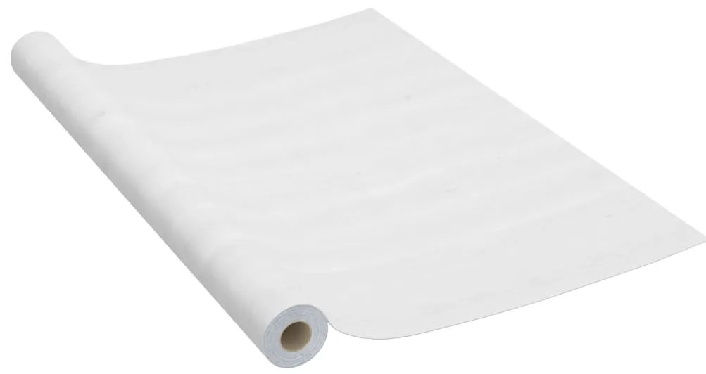 vidaXL Μεμβράνες Πόρτας Αυτοκόλλητες 4 τεμ. Λευκό Ξύλο 210x90 εκ. PVC