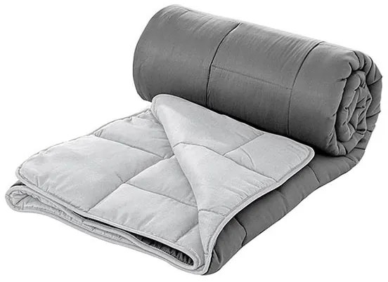 Κουβερλί-Πάπλωμα Micro Grey Μονό (160x220) Sunshine home 032-23-1