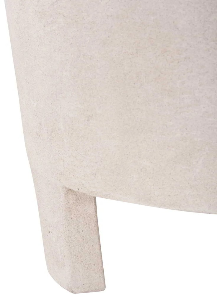 ΤΡΑΠΕΖΙ ΣΑΛΟΝΙΟΥ ΣΕΙΡΑ SANTORINI HM18053 MDF ΣΕ ΥΠΟΛΕΥΚΟ ΧΡΩΜΑ 54x61x40,5Υεκ.