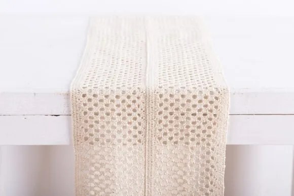 Beauty Home ΔΑΝΤΕΛΑ ΒΑΜΒΑΚΕΡΗ 23CM “ΓΕΩΜΕΤΡΙΚΟ”  Εκρού