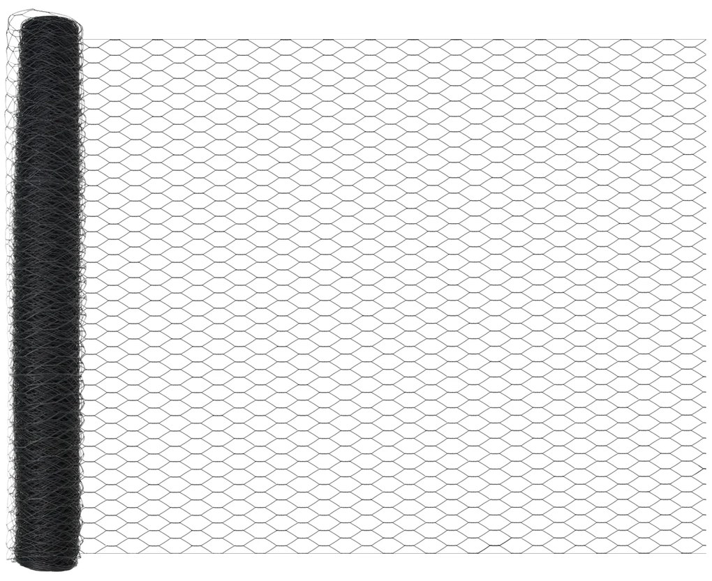 vidaXL Φράχτες 22 τεμ U-Channel Γκρι 120 εκ Χάλυβας