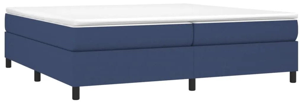 ΚΡΕΒΑΤΙ BOXSPRING ΜΕ ΣΤΡΩΜΑ ΜΠΛΕ 200X200 ΕΚ. ΥΦΑΣΜΑΤΙΝΟ 3144453