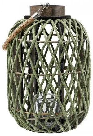 ΨΑΘΙΝΟ ΦΑΝΑΡΙ Fylliana FL8303 ΠΡΑΣΙΝΟ ΧΡΩΜΑ 22x33εκ 726-125-021