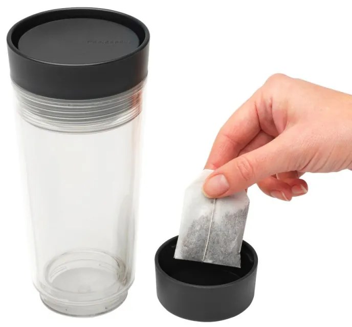 Θερμοκύπελλο Brabantia Make&Take 1008493, 360 ml, χωρίς διαρροή, χωρίς BPA, σκούρο γκρι