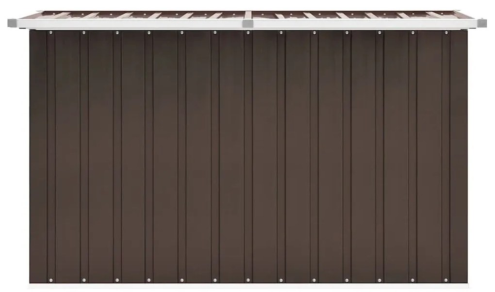 vidaXL Μπαούλο Αποθήκευσης Κήπου Καφέ 149 x 99 x 93 εκ.