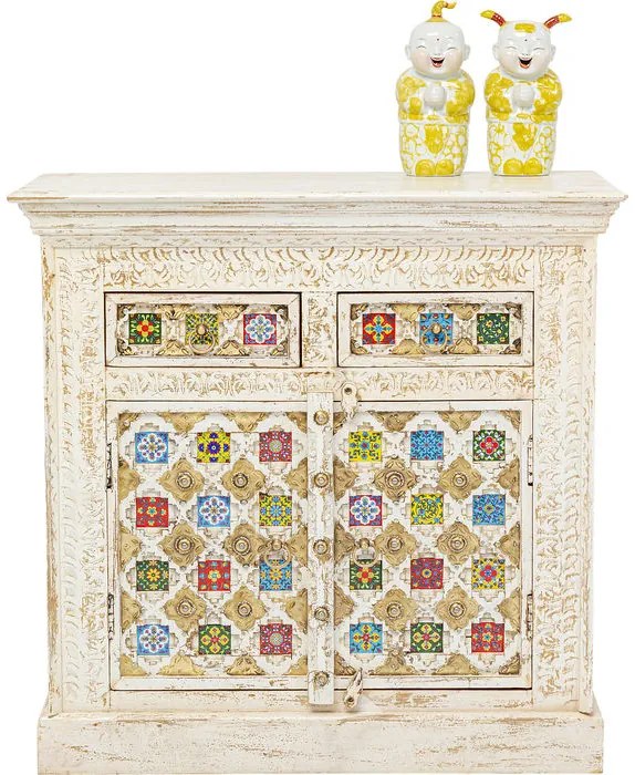 Μπουφές Bazar Ξύλο Πολύχρωμος  90x40x90εκ