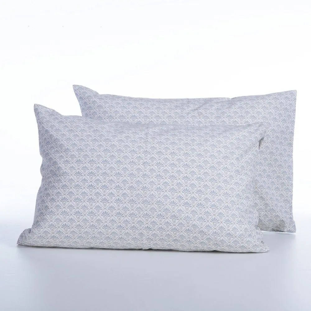 Μαξιλαροθήκη Keylan Blue Nef-Nef Homeware 52 X 72 100% Cotton