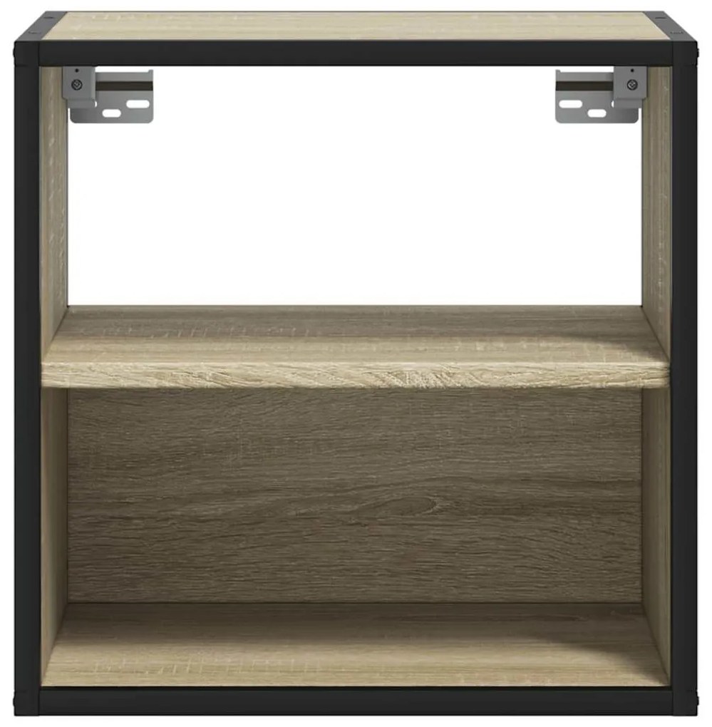 vidaXL Επίτοιχο κομοδίνο Sonoma Oak 40x31x39,5 cm