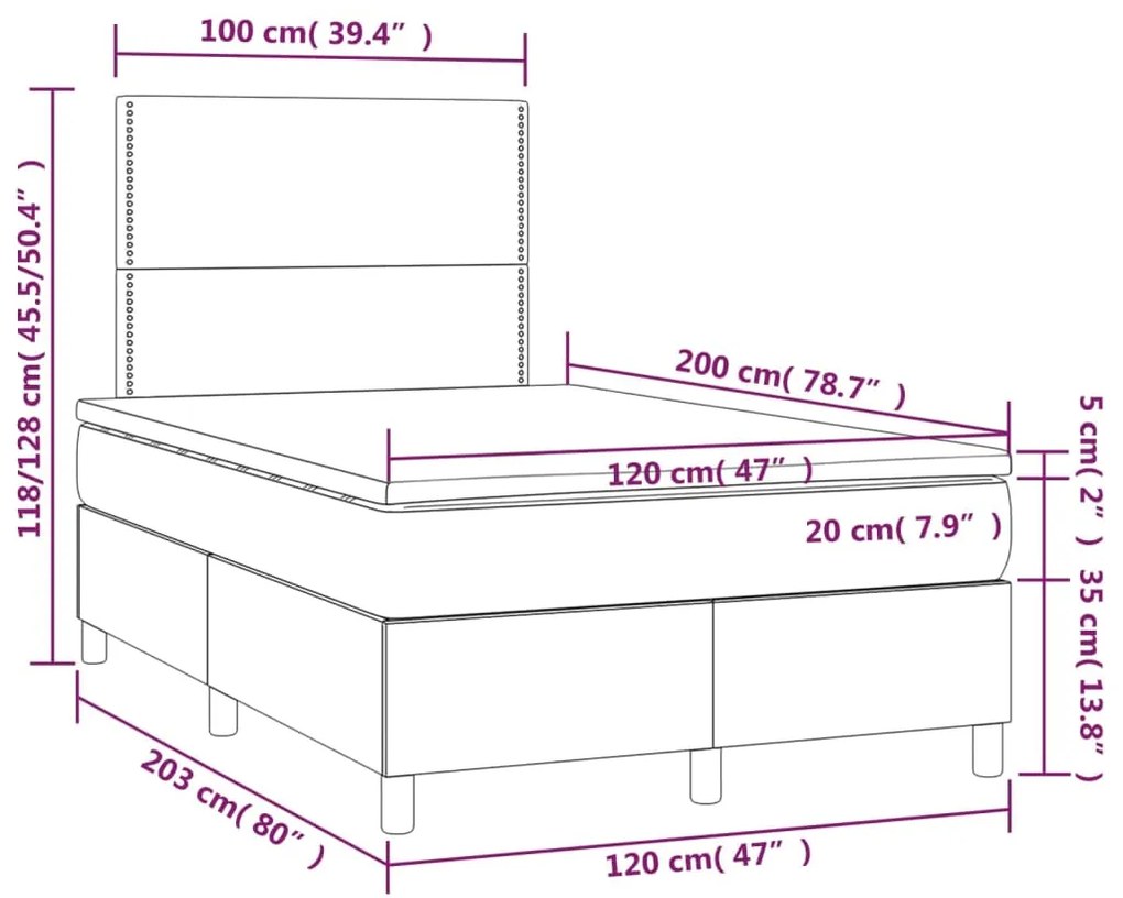 ΚΡΕΒΑΤΙ BOXSPRING ΜΕ ΣΤΡΩΜΑ ΚΑΠΟΥΤΣΙΝΟ 120X200ΕΚ.ΑΠΟ ΣΥΝΘ.ΔΕΡΜΑ 3142778