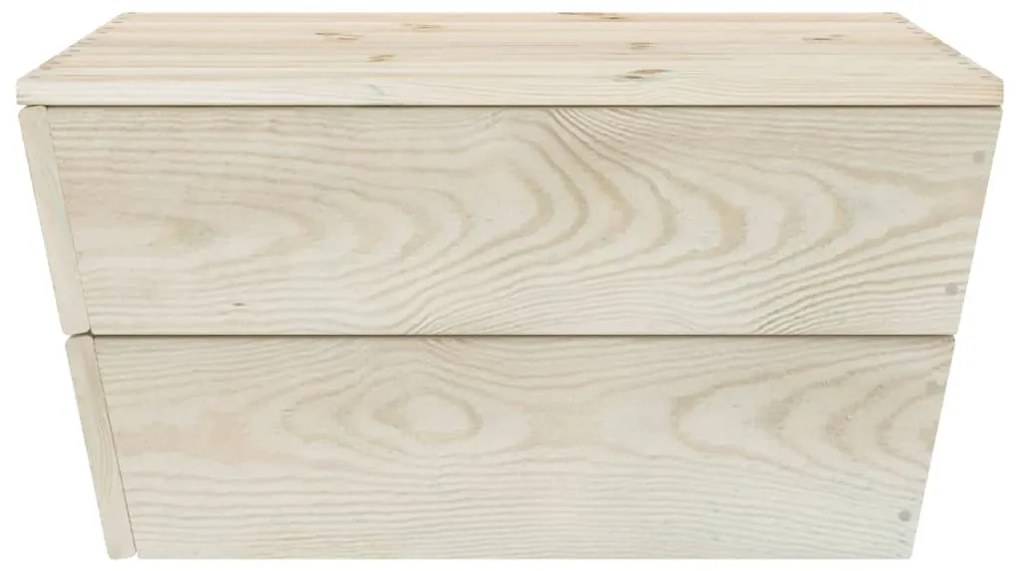 vidaXL Τραπέζι Κήπου 60x60x30 εκ. από Εμποτισμένο Ξύλο Ερυθρελάτης