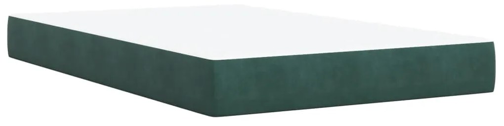 ΚΡΕΒΑΤΙ BOXSPRING ΜΕ ΣΤΡΩΜΑ ΣΚΟΥΡΟ ΠΡΑΣΙΝΟ 120X190ΕΚ. ΒΕΛΟΥΔΙΝΟ 3286255