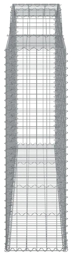 vidaXL Συρματοκιβώτια Τοξωτά 10 τεμ. 300x50x160/180 εκ. Γαλβαν. Ατσάλι