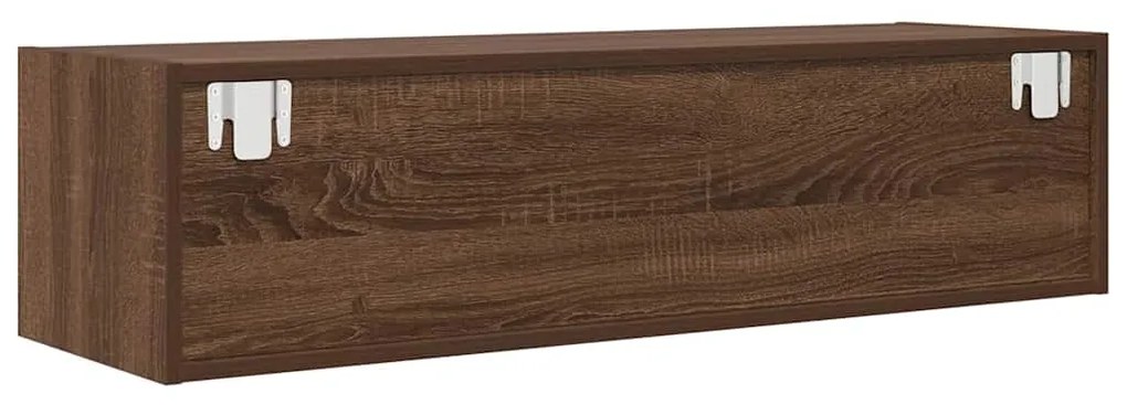 vidaXL Κάμπινγκ TV Καφέ Δρυς 100x31x25,5 εκ Επεξεργασμένο Ξύλο