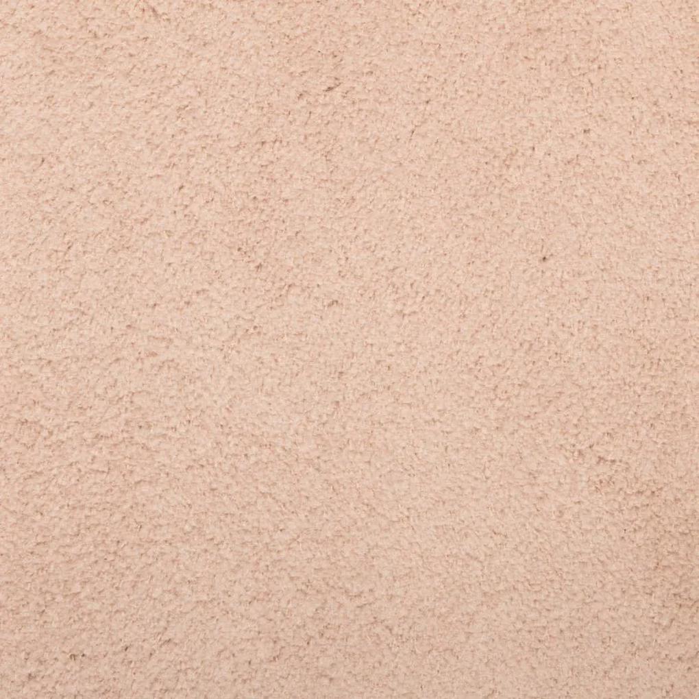 Χαλί HUARTE με Κοντό Πέλος Μαλακό/ Πλενόμενο Ροδαλό 240x240 εκ. - Ροζ