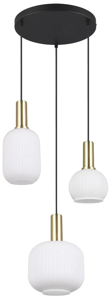 Φωτιστικό Κρεμαστό Trio Lighting DIVA 319830308 Ορειχαλκωμένο Ματ (Brass Mat)