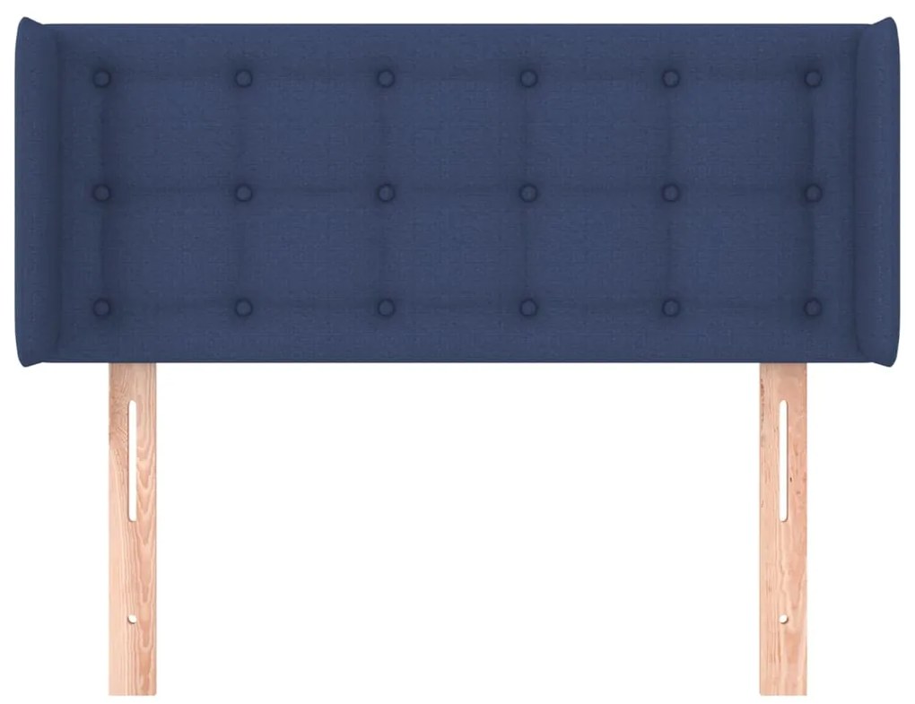 vidaXL Κεφαλάρι με Πτερύγια Μπλε 83x16x78/88 εκ. Υφασμάτινο