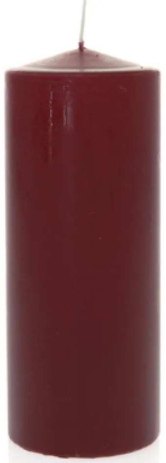 Κερί Κύλινδρος 36983 7x18cm Bordo Paraffin