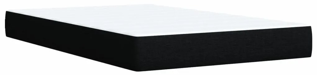 Κρεβάτι Boxspring με Στρώμα Μαύρο 120x190 εκ. Υφασμάτινο 3288136