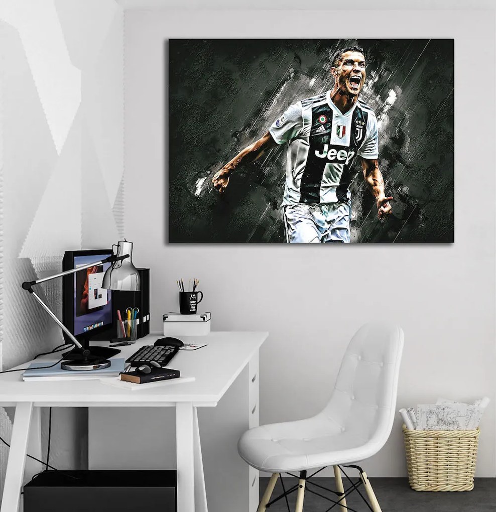 Πίνακας σε καμβά Cristiano Ronaldo - Champion KNV1525 65cm x 95cm